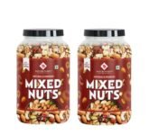 Nature Purify Trail Mix Dry Fruits Fit for Fasting 1KG | Healthy Snacks Mixed Nuts with Dry Fruits | Almonds | Cashews | Dried Apricots | Pista | Black raisin | Green raisin & More Healthy Snack