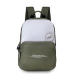 Aeropostale Wilton Unisex Polyster 24L Laptop Backpack (14 Inch) – Olive Green+ Off White