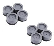 XL Kitchen Anti Vibration Smart Cup for Washing Machine, Fridge (Pk of 4) with Washing Machine Cover for 6 and 6.5 KG