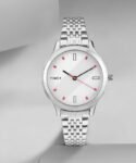 TIMEX Silver Dial Analog Watch – For Women