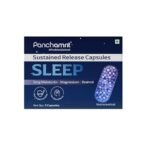 Panchamrit Sustained Release Capsule For Sleep with 5mg Melatonin, 30mg Valerian Root |Tart Cherry, Magnesium, Vitamin B6&B12 |Deep, Relaxing, Undisturbed Sleep |Non-Habit Forming |Sample Pack, 3 Caps