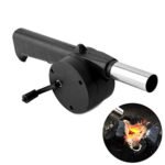 UrbanBite Manual Hand Crank BBQ Fan Air Blower Barbecue Fire Bellows for Outdoor Camping Picnic Charcoal Grill Campfire Fireplace Use