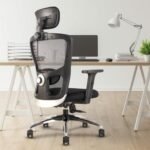 Jazz-Legend High-Back Office Chair Mesh Ergonomic Chair for Work from Home & Office with Multi-Tilt Lock Mechanism, 2-Dimensional Lumbar Support & Strong Metal Base (Black)| 3 Years Warranty