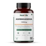Nutrolis Ashwagandha 1000mg – Natural Stress Relief & Energy Boost Supplement for Focus, Relaxation, Mental Clarity, Stamina, and Overall Wellness – 60 Vegan Tablets