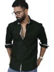 Tee Projekt Mens Long Sleeve Button Down Shirt for Men Collared Casual Formal Soild Shirt