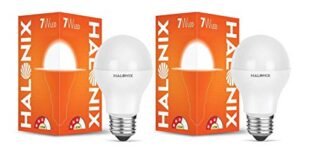 Halonix 7w LED Bulb Astron Plus Base E27 (Yellow) Pack of 2