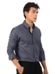 Tee Projekt Men’s Shirt Solid Cotton Long Sleeve Button Down Home, Office, Regular Wear