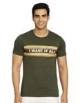 Max Men’s Straight T-Shirt (CABKHPSA05CT_Green S)