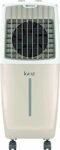 Havells Kalt 24L Personal Air Cooler for home | Powerful Air Delivery | Low Noise, Knob Panel | Everlast Pump | 4 Way Air Deflection | High Density Honeycomb Pads | Heavy Duty (White/Champagne Gold)