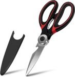 Carrot – Kitchen Scissor for General Use, Heavy Duty Kitchen Raptor Meat Shears, Cooking Scissors, Stainless Steel Multi-Function Scissors for Food, Chicken, Poultry, Fish, Pizza, Herbs (PACK OF 1)