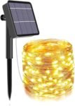 AERYS Solar Fairy String Light 200 LEDs 20 Meter Inbuilt Rechargable Batery IP65 Waterproof 8 Mode Copper Wire for Garden Yard Balcony Diwali Christmas Party & Home Decor Led Light
