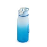 CELLO Rise N Chill Large Motivational Water Bottle, 1230ml Sky Blue Blue | Leakproof, Food Grade | Gym Workout Sipper Water Bottle For Fitness, Office, School, Sports & Outdoor Hydration