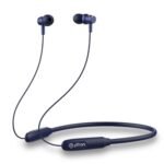 pTron Tangent Flex Bluetooth 5.3 Wireless In Ear Headphone with Mic, 38Hrs Playtime, 13mm Driver, Dual Device Pairing Wireless Neckband, Type-C Charge, Magnetic Buds & IPX5 Water Resistant (Bold Blue)