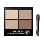 Revlon ColorStay Day to Night Eyeshadow Quad, Longwear Shadow Palette with Transitional Shades and Buttery Soft Feel, Crease & Smudge Proof Upto 24 Hrs – Addictive
