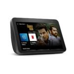 Amazon Echo Show 8 (2nd Gen) – Smart speaker with 8″ HD screen, stereo sound & hands-free entertainment with Alexa (Black)