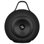 ZEBRONICS Sound POD 30 Portable Bluetooth Speaker, 12 Watts, Upto 20 Hours Playback, Passive Radiator, BTv5.3 | mSD | TWS | FM, Splash Proof, RGB LED, Carry Handle, Deep Bass (Black)