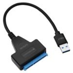 ZEBRONICS UTS100 USB 3.0 to SATA Adapter for 2.5 HDD/SSD with Plug & Play, Durable Material, Super Fast Transfer, Upto 5 Gbps, Black