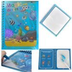 Graphene Magic Water Coloring Book, Educational Fun & Bonding Time for Kids, Reusable, Mess-Free Art with Quick Dry Technology, Promote Fine Motor & Drawing Skills, Ideal Travel (Toy Pack of 1)