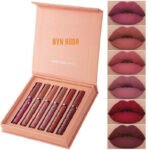 NYN HUDA Insta beauty Handaiyan Waterproof Matte Liquid Lipstick Set of 6 , Shade – A(The Swiss Handiyan Nude Edition – A, 15 ml)