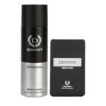 DENVER Black Code Deo -150ML & Black code Pocket Perfume – 18ML (Combo Pack of 2)| Long Lasting Deodorant Spray For Men