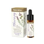 Navratna Therapy Tranquil Bliss Essential Oil Blend | Lavender & Patchouli | Calms Mind & Reduces Stress | Aromatherapy Oil for Relaxation, 15 ml