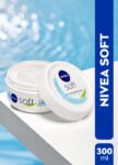 NIVEA Soft Light Moisturizer Cream For Face, Hand & Body, with Vitamin E & Jojoba Oil(300 ml)