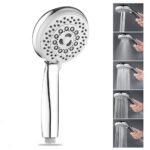 Specule ABS Multi Function 5 Mode Bathroom Hand Shower only with Mist, Massage, Focus & Rain functions, Polished Finish