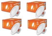 Halonix Kornet 5.5-Watt LED Downlighter (Pack of 4, Cool Day Light)