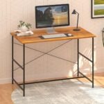 Callas Home Work Desk Study Table | Computer Table for Home | Office Table | Desktop and Laptop Table | Office Desk (Walnut)