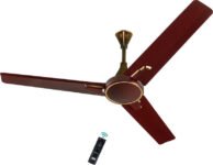 KUHL | Prima A1, BLDC, 29W, Low Noise, Energy-Saving, 5-Year Warranty 5 Star 1200 mm 3 Blade Ceiling Fan(Brown | Pack of 1)