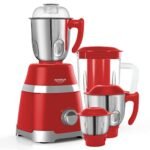 Maharaja Whiteline Ultramax Elite(RED) Mixer Grinder,800W,4 Jars, 5 Year Motor Warranty