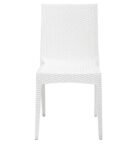 Cello Kraft Set of 4 Garden Chairs without Handle (White)