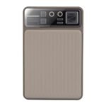 ZEBRONICS 10000 mAh MagSafe-Compatible Wireless Power Bank, Fast Charging 15W Wireless & 22.5W Wired, for iPhone 16,15,14,13,12, Android & Other Qi Enabled Devices, Compact Design (MW65, Beige)