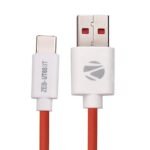 ZEBRONICS Ut65 Usb – Type C Cable, 65 Watts, Rapid Charging, Charge & Sync, 1 Meter| Samsung | Oneplus | Xiaomi | Realme | Oppo,Multicolor