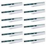 Bajaj Ivora 20W Cool Day Light LED Tubelight (Pack Of 12) | LED Tube Light For Home | IR Free | UV Free | Voltage Surge Protection Of 4 KV | Bright & Energy Efficient | White | 1 Yr Warranty