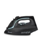 Bajaj MX 45 Steam Aluminium Soleplate Iron | 2000 Watts Power For Faster Ironing | Non Stick German Coated Technology | 220 Ml Water Tank Capacity | 2-Yr Warranty 【Black & Grey】