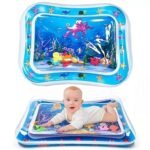 BABYLAMA Pack Of 1- Baby Water Play Mat Toys Inflatable Tummy Time Leakproof, Kids Fun Activity Play Center Indoor and Outdoor for Babies, Infants & Toddlers | Random Design (Blue Color)