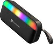 Portronics Plugs 3 15W Portable Bluetooth Speaker, Inbuilt Mic, Dynamic RGB Light, BT 5.3V 15 W Bluetooth Speaker(Black, Mono Channel)