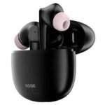 Noise Buds VS104 Truly Wireless Earbuds with 45H of Playtime, Quad Mic with ENC, Instacharge(10 min=200 min), 13mm Driver,Low Latency, BT v5.2 (Charcoal Black)