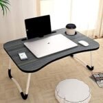Yerose Mistri Office Table For Home/Writing Desk For Office/Folding Table For School/Folding Study Table/Work From Home Multipurpose Table (Black) Wood, 15 Cm, 10 Centimeters