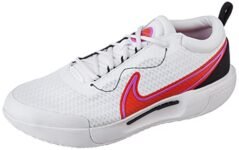 Nike Mens M Zoom Court PRO HC White/Picante RED-Black-Fuchsia Dream Running Shoe – 11 UK (DV3278-100)