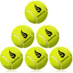 Shopeleven Light Weight and Cricket Soft & Bouncy Tennis Ball(Standard, Pack of 6)