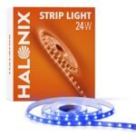 Halonix 24W 5 Meter 300 LED Strip Light Without Driver(Blue, Pack of 1)