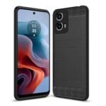 Amazon Brand – Solimo Back Cover for Motorola Moto G34 5G (Silicone_Black)