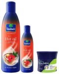 Parachute Advansed Ayurvedic Hot Oil, Warming Coconut Hair Oil, 400 ml + 90 ml & Hair Cream for Men, 100ml | Anti Dandruff | After Shower | Non Sticky Oil Replacement
