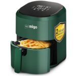 Impex Digital Air Fryer 10 in 1 | 1200 W Oil-free Cooking | 4.5 L Instant Electric Air Fryer for Home Auto Cut Off, Fry, Grill, Roast, Steam, and Bake | 2 Years Warranty