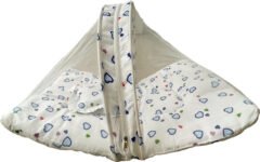 IMPHI Cotton Kids , New Born Baby , Mosquito Net(Baby White, Bed Box)