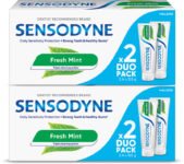 SENSODYNE Fresh Mint Combo, for daily sensitivity protection Toothpaste(500 g, Pack of 4)