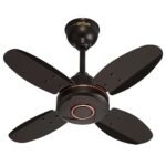ACTIVA ORNET 600mm Ceiling Fan, 850 RPM High Speed Air Delivery with 4 Blades, Anti-Dust Coating, 2 Years Warranty – Smoke Brown