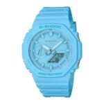 Casio G-Shock GA-2100-2A2DR Blue Analog-Digital Dial Blue Resin Strap Men’s Watch Shock and 200M Water Resistant G1521